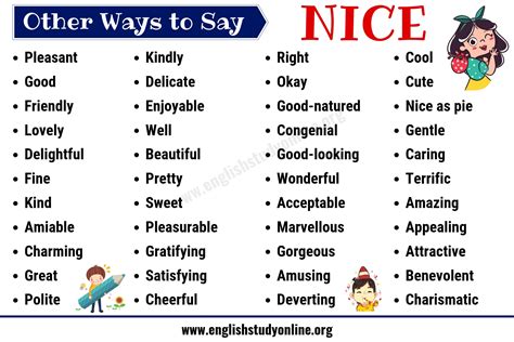 synonym to nice